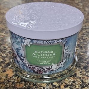 Balsam & Ginger 3 Wick Candle (Homeworx by Slatkin & Co.)